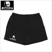 【送料無料】SKULL SKATES スカルスケーツ HARDCOREロゴ ナイロンショーツ BLACK