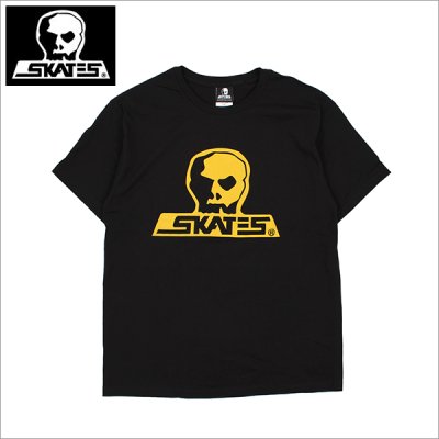 画像1: 【送料無料】SKULL SKATES スカルスケーツ BURBS Tシャツ BLACK/GOLD