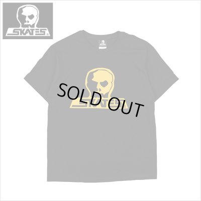 画像1: 【送料無料】SKULL SKATES スカルスケーツ BURBS Tシャツ BLACK/GOLD