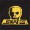 画像3: 【送料無料】SKULL SKATES スカルスケーツ BURBS Tシャツ BLACK/GOLD (3)