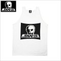 【送料無料】SKULL SKATES スカルスケーツ BURBS SURF LOGO タンクトップ WHITE