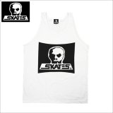 【送料無料】SKULL SKATES スカルスケーツ BURBS SURF LOGO タンクトップ WHITE