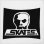 画像3: 【送料無料】SKULL SKATES スカルスケーツ BURBS SURF LOGO タンクトップ WHITE (3)