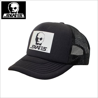 画像1: 【送料無料】SKULL SKATES スカルスケーツ HORSE BOX メッシュキャップ BLACK