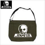【送料無料】SKULL SKATES スカルスケーツ ナイロン ショルダーバッグ OLIVE GREEN