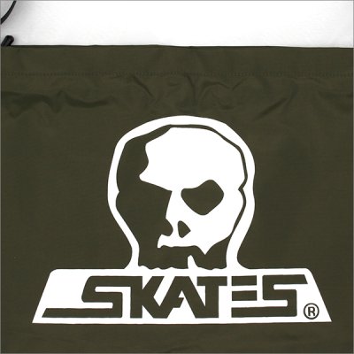 画像3: 【送料無料】SKULL SKATES スカルスケーツ ナイロン ショルダーバッグ OLIVE GREEN