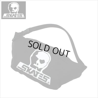 画像1: 【送料無料】SKULL SKATES スカルスケーツ SKULLロゴショルダーバッグ BLACK/WHITE