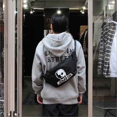 画像2: 【送料無料】SKULL SKATES スカルスケーツ SKULLロゴショルダーバッグ BLACK/WHITE