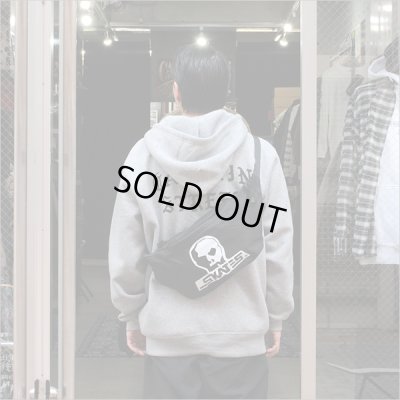 画像2: 【送料無料】SKULL SKATES スカルスケーツ SKULLロゴショルダーバッグ BLACK/WHITE