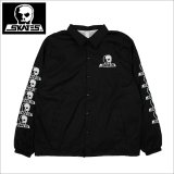 【送料無料】SKULL SKATES スカルスケーツ Logo コーチJKT BLACK