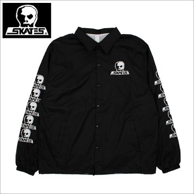 画像1: 【送料無料】SKULL SKATES スカルスケーツ Logo コーチJKT BLACK