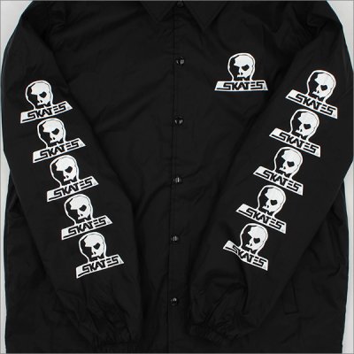 画像4: 【送料無料】SKULL SKATES スカルスケーツ Logo コーチJKT BLACK