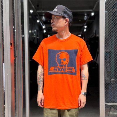 画像2: 【送料無料】SKULL SKATES スカルスケーツ SURF BIRD Tシャツ ORANGE/NAVY