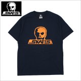 【送料無料】SKULL SKATES スカルスケーツ UNION76 Tシャツ NAVY/ORANGE