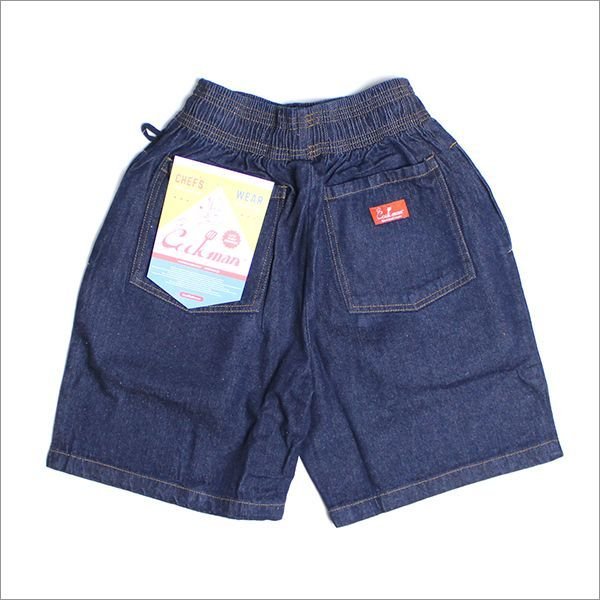 画像2: COOKMAN クックマン Chef ショーツ DENIM NAVY (2)