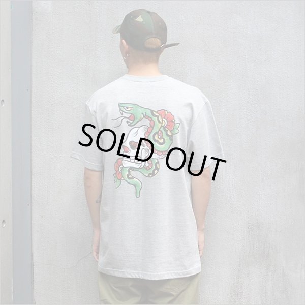画像3: 【50%OFF】CharlieB チャーリービー Skull & Snake Tシャツ GRAY (3)