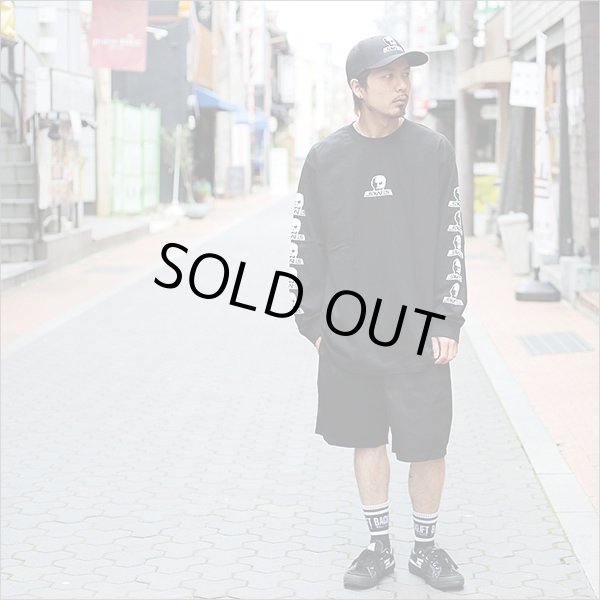 画像3: 【送料無料】SKULL SKATES スカルスケーツ Logo L/S Tee BLACK/WHITE (3)