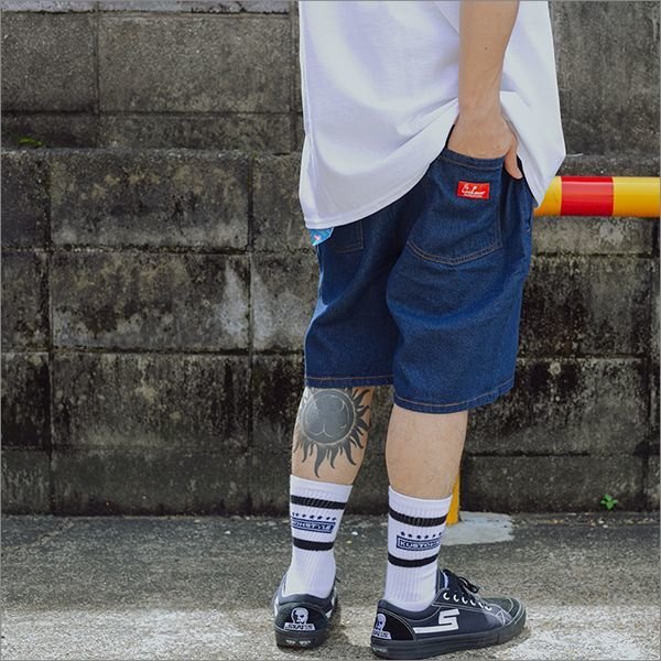 画像7: COOKMAN クックマン Chef ショーツ DENIM NAVY (7)