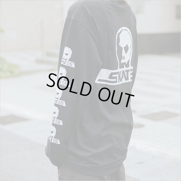画像7: 【送料無料】SKULL SKATES スカルスケーツ Logo L/S Tee BLACK/WHITE (7)