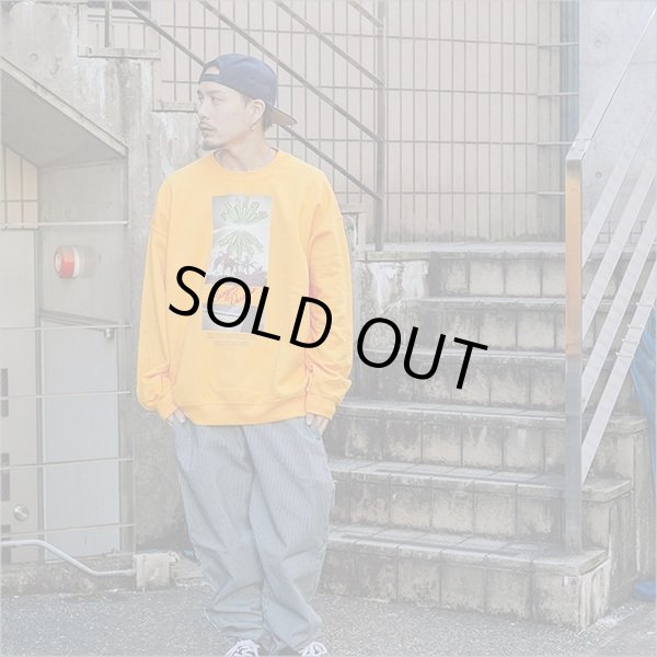 画像5: 【送料無料】KustomStyle カスタムスタイル BROWNYARD&SUNSHINE クルーネックスウェット GOLD (5)