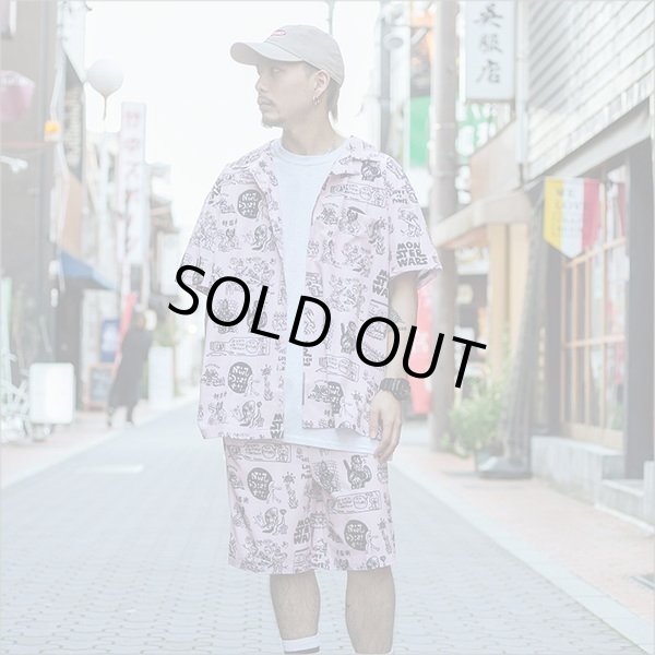 画像3: 【送料無料】Koner Gallery コーナーギャラリー TOMASON -Monster pattern- ショーツ PINK (3)