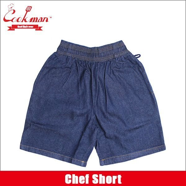 画像1: COOKMAN クックマン Chef ショーツ DENIM NAVY (1)