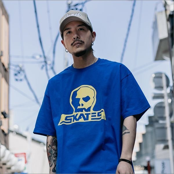 画像5: 【送料無料】SKULL SKATES スカルスケーツ GT Tシャツ BLUE (5)