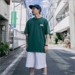 画像9: over print オーバープリント back pennant Tシャツ D.GREEN (9)