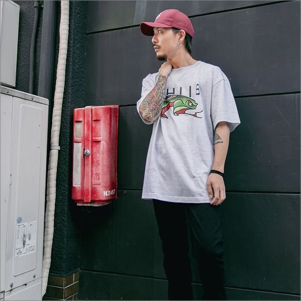 画像10: 【50％OFF】 CharlieB チャーリービー Snake Tシャツ ASH (10)