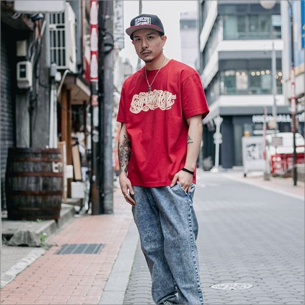 画像5: 【20％OFF】CAPTAIN STREET  Lettering Tシャツ RED キャプテンストリート (5)