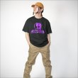 画像4: 【送料無料】SKULL SKATES スカルスケーツ Tシャツ BLACKxPURPLE (4)