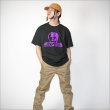 画像4: SKULL SKATES スカルスケーツ Tシャツ BLACKxPURPLE (4)