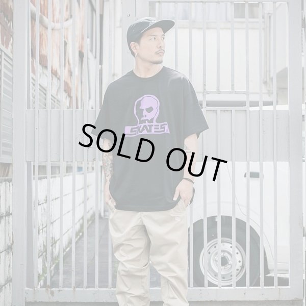 画像7: 【送料無料】SKULL SKATES スカルスケーツ Tシャツ BLACKxPURPLE (7)
