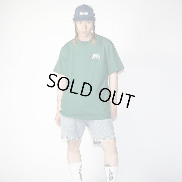 画像8: 【70％OFF】over print オーバープリント back pennant Tシャツ D.GREEN (8)