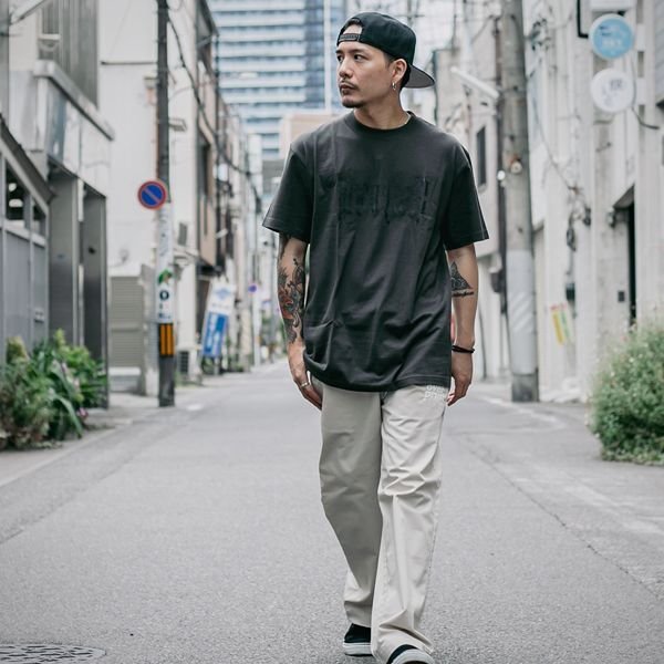 画像7: 【50％OFF】CharlieB チャーリービー Vintage Logo Tシャツ SUMI (7)