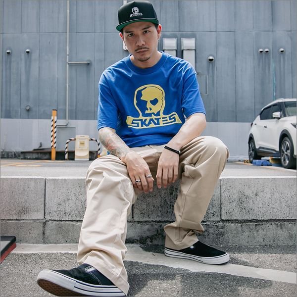 画像7: 【送料無料】SKULL SKATES スカルスケーツ GT Tシャツ BLUE (7)