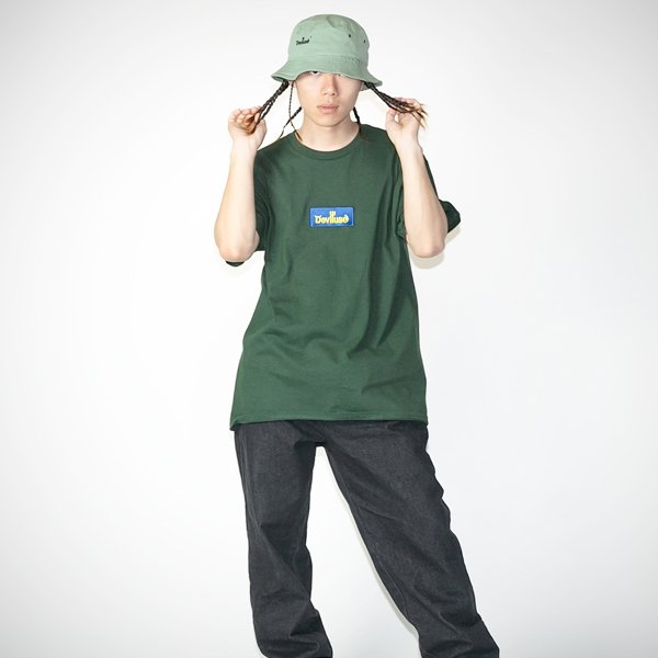 画像5: 【20％OFF】Deviluse デビルユース Blue Box Logo Tシャツ GREEN (5)