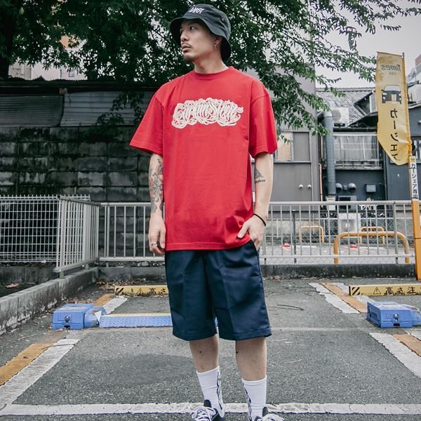 画像12: 【20％OFF】CAPTAIN STREET  Lettering Tシャツ RED キャプテンストリート (12)
