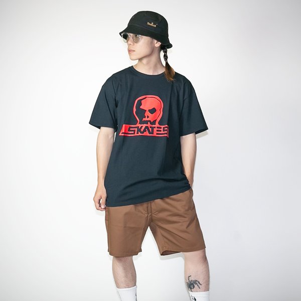 画像6: 【送料無料】SKULL SKATES スカルスケーツ BURBS Tシャツ BLACK/RED (6)