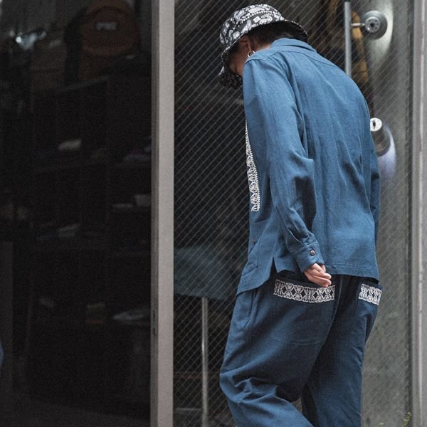 画像11: 【送料無料】KustomStyle カスタムスタイル FACECARD パンツ BLUE (11)