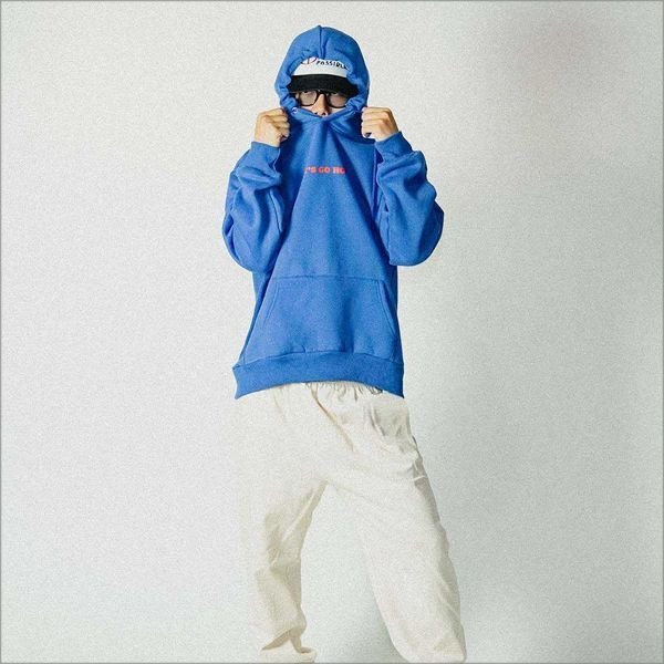 画像6: 【送料無料】Koner Gallery コーナーギャラリー TM PAINT -Flower seller in NY- P/Oパーカー BLUE (6)