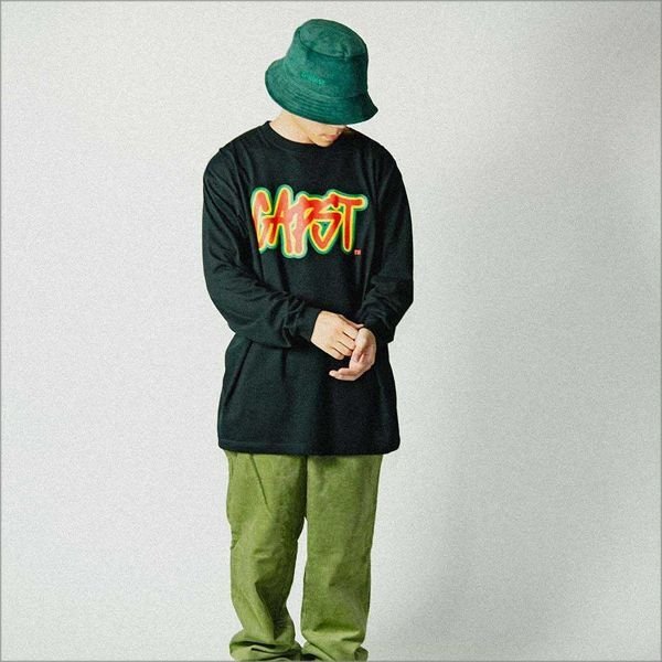 画像7: 【20％OFF】CAPTAIN STREET Rasta CAPST L/S Tシャツ BLACK キャプテンストリート (7)