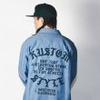 画像12: 【送料無料】KustomStyle カスタムスタイル ROOTED IN THE STREETS L/Sシャツ CHAMBRAY (12)