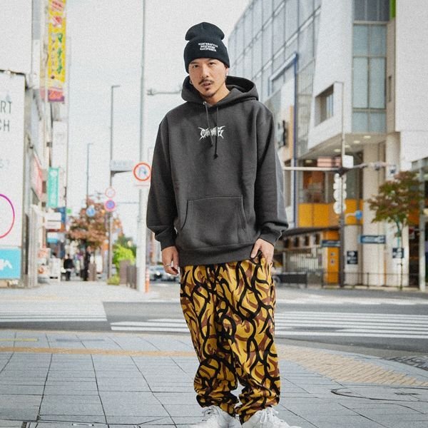 画像12: 【40%OFF】【送料無料】CharlieB チャーリービー DM Logo P/Oパーカー SUMI (12)