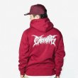 画像14: 【40％OFF】【送料無料】CharlieB チャーリービー DM Logo P/Oパーカー BURGUNDY (14)