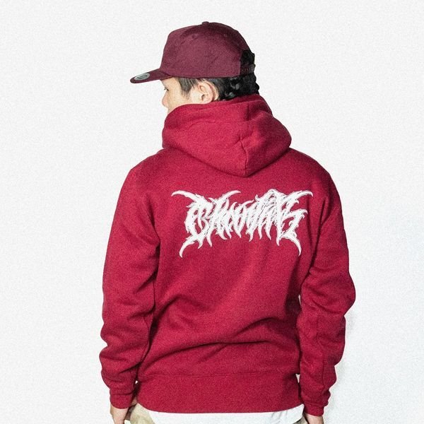 画像9: 【40%OFF】【送料無料】CharlieB チャーリービー DM Logo P/Oパーカー BURGUNDY (9)