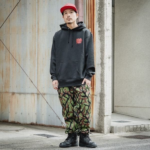 画像10: 【20%OFF】【送料無料】CAPTAIN STREET Wall P/Oパーカー BLACK キャプテンストリート (10)