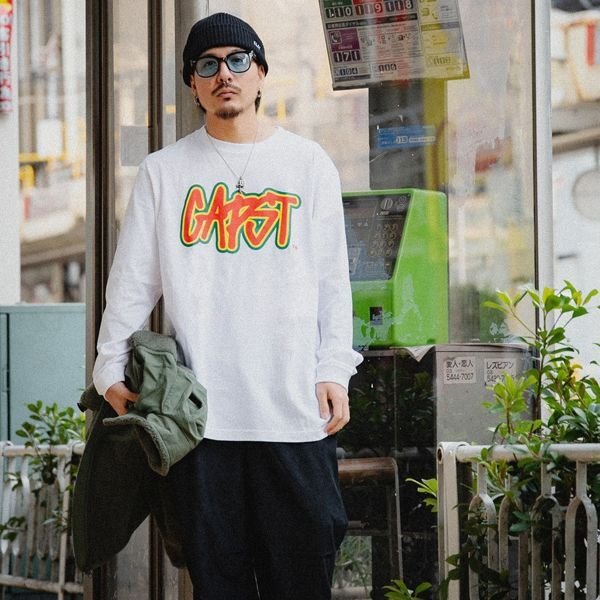 画像7: 【20％OFF】CAPTAIN STREET Rasta CAPST L/S Tシャツ WHITE キャプテンストリート (7)