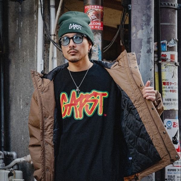 画像8: 【20％OFF】CAPTAIN STREET Rasta CAPST L/S Tシャツ BLACK キャプテンストリート (8)