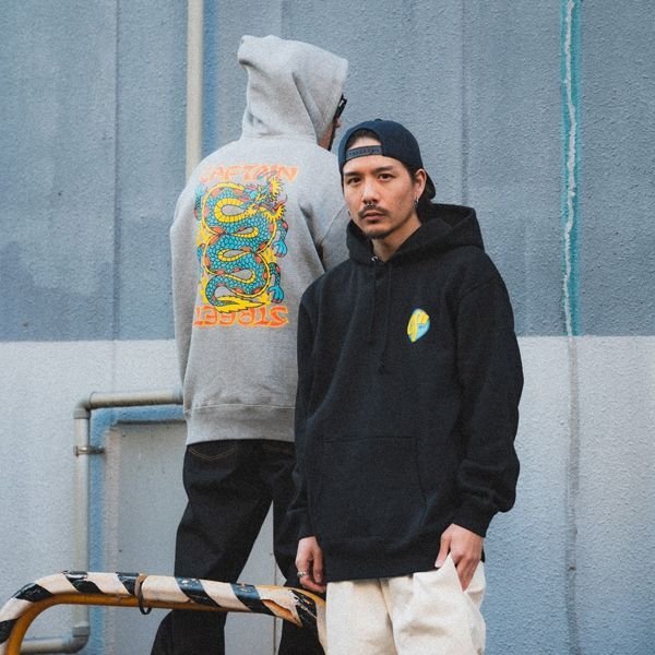 画像7: 【送料無料】CAPTAIN STREET TD P/Oパーカー GRAY キャプテンストリート (7)